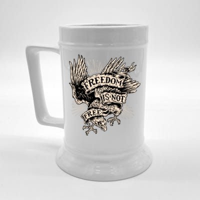 Freedom Is Not Free Eagle Beer Stein