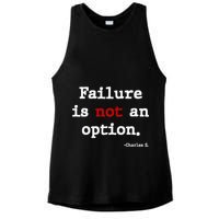 Failure Is Not An Option Ladies PosiCharge Tri-Blend Wicking Tank