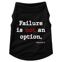 Failure Is Not An Option Doggie Tank