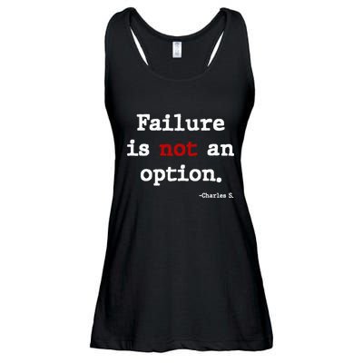 Failure Is Not An Option Ladies Essential Flowy Tank