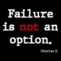 Failure Is Not An Option Flat Bill Trucker Hat