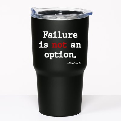 Failure Is Not An Option Tumbler