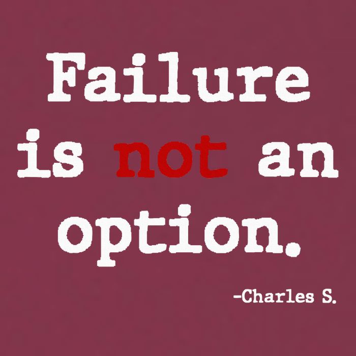 Failure Is Not An Option 16oz Travel Tumbler