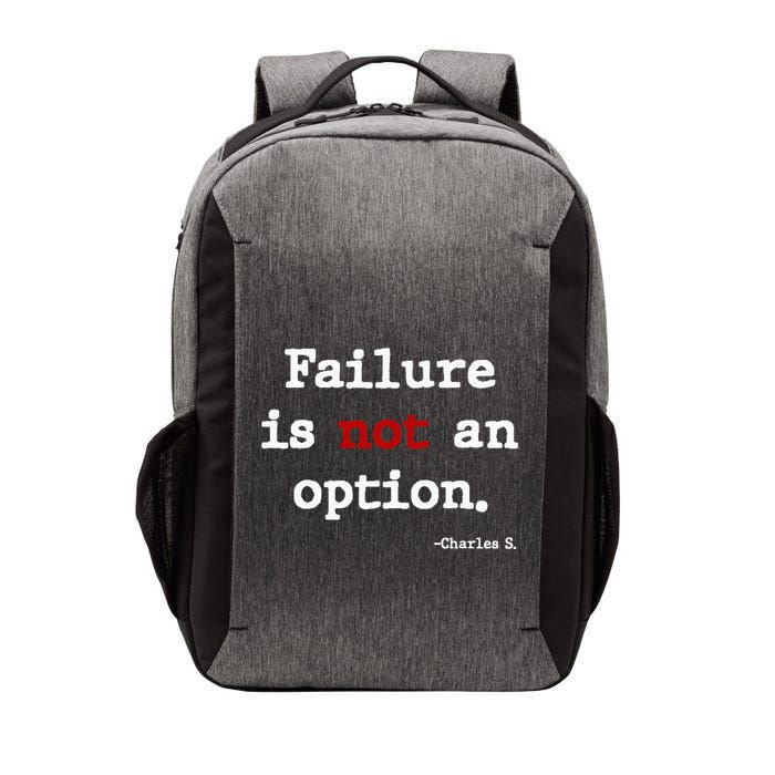 Failure Is Not An Option Vector Backpack