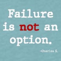 Failure Is Not An Option Sueded Cloud Jersey T-Shirt