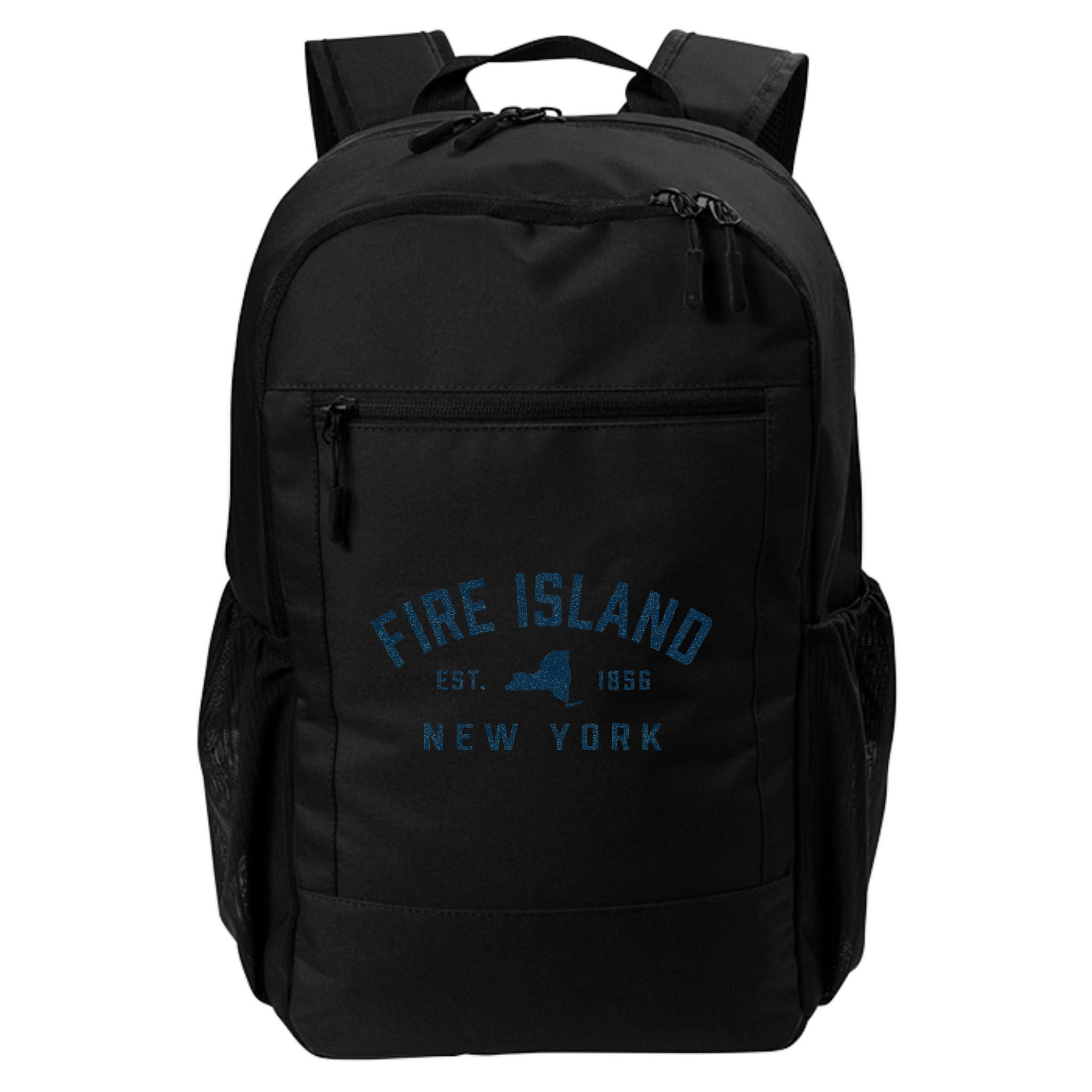 Fire Island New York Preppy Throwback Retro Souvenir Backpack
