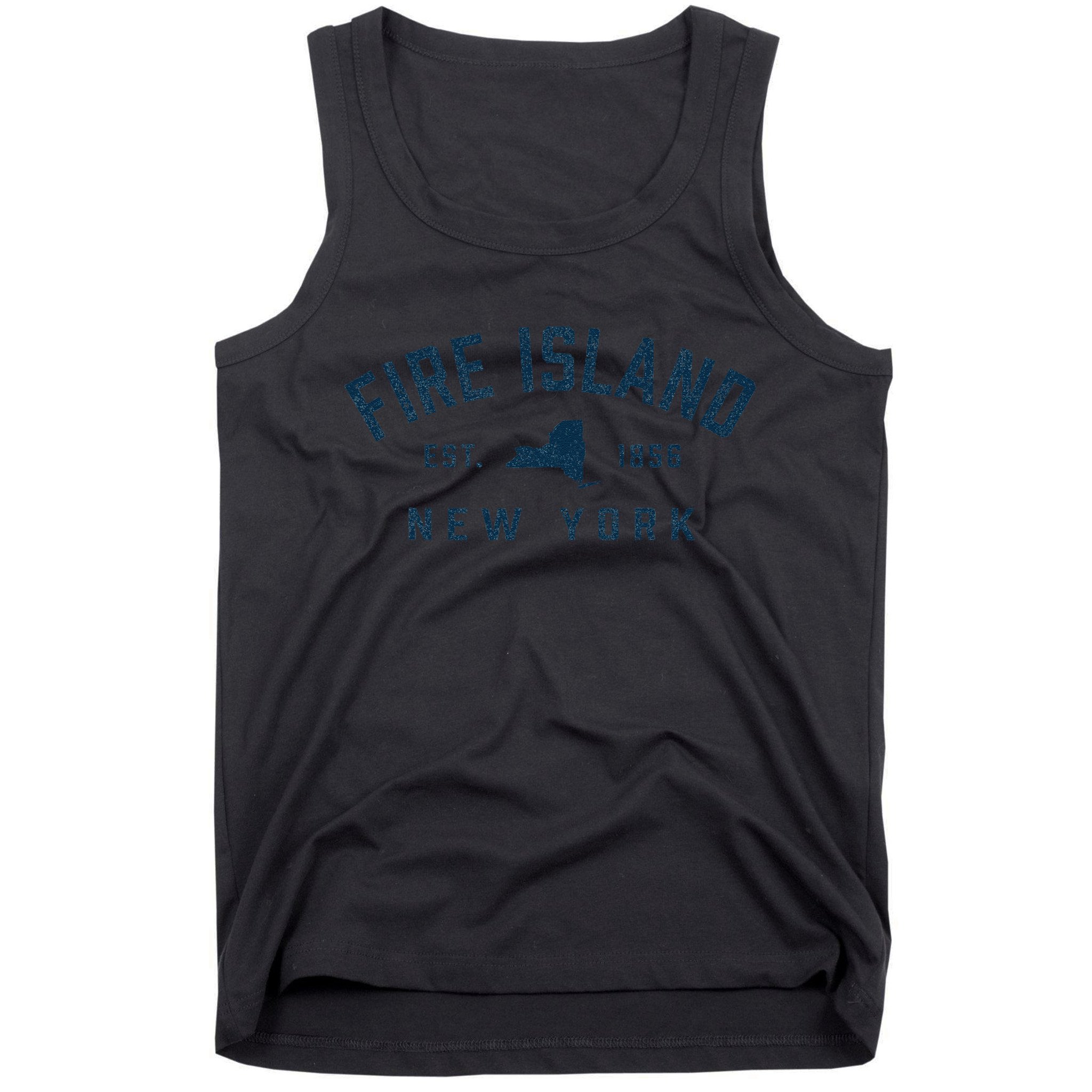 Fire Island New York Preppy Throwback Retro Souvenir Tank Top
