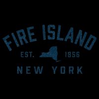 Fire Island New York Preppy Throwback Retro Souvenir Women's Crop Top Tee