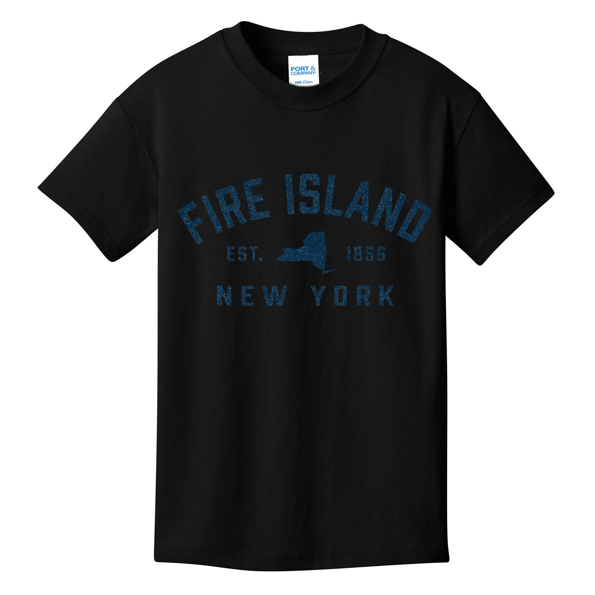 Fire Island New York Preppy Throwback Retro Souvenir Kids T-Shirt