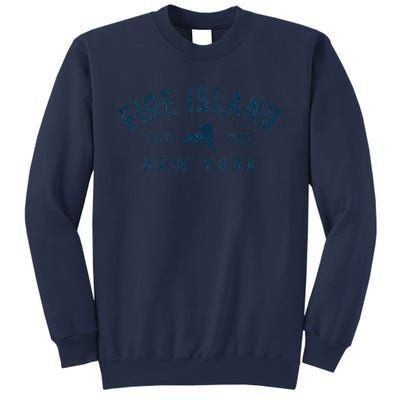 Fire Island New York Preppy Throwback Retro Souvenir Sweatshirt