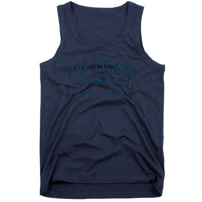 Fire Island New York Preppy Throwback Retro Souvenir Tank Top