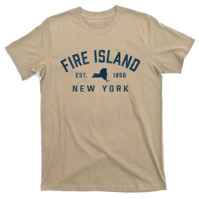 Fire Island New York Preppy Throwback Retro Souvenir T-Shirt