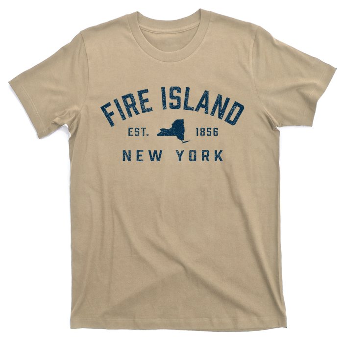 Fire Island New York Preppy Throwback Retro Souvenir T-Shirt