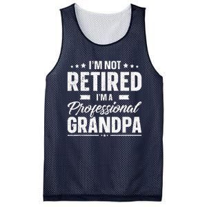 Funny Im Not Retired Im A Professional Grandpa Father Day Mesh Reversible Basketball Jersey Tank