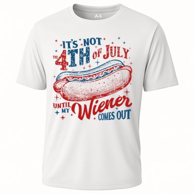 Funny ItS Not 4th Of July Until My Wiener Comes Out Performance Shirt