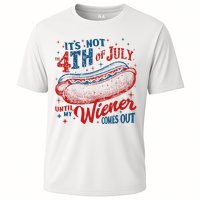 Funny ItS Not 4th Of July Until My Wiener Comes Out Performance Shirt