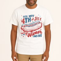 Funny ItS Not 4th Of July Until My Wiener Comes Out Tall T-Shirt