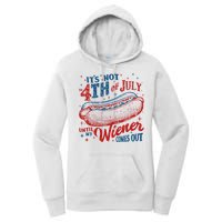 Funny ItS Not 4th Of July Until My Wiener Comes Out Women's Pullover Hoodie