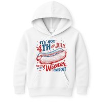 Funny ItS Not 4th Of July Until My Wiener Comes Out Kids Hoodie