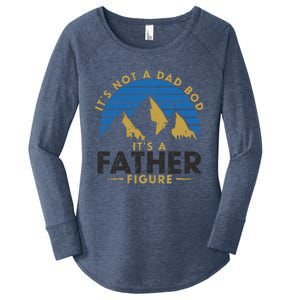 Funny Its Not A Dad Bod Its A Father Figure Daddy Fathers Day Women's Perfect Tri Tunic Long Sleeve Shirt