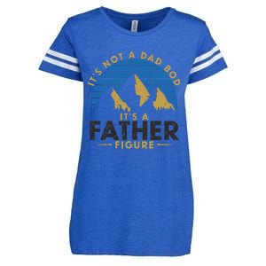 Funny Its Not A Dad Bod Its A Father Figure Daddy Fathers Day Enza Ladies Jersey Football T-Shirt