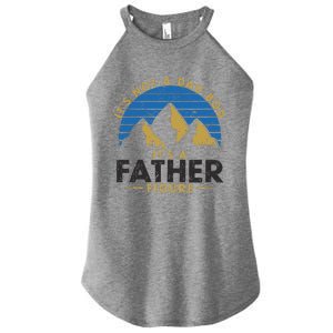 Funny Its Not A Dad Bod Its A Father Figure Daddy Fathers Day Women's Perfect Tri Rocker Tank