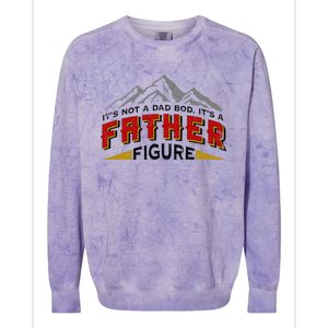 Funny Its Not A Dad Bod Its A Father Figure Fathers Day Gift Colorblast Crewneck Sweatshirt