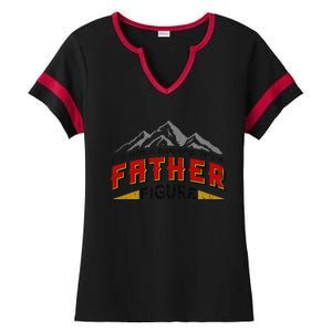 Funny Its Not A Dad Bod Its A Father Figure Fathers Day Gift Ladies Halftime Notch Neck Tee