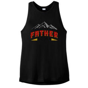 Funny Its Not A Dad Bod Its A Father Figure Fathers Day Gift Ladies PosiCharge Tri-Blend Wicking Tank