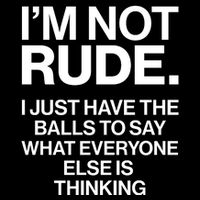 Funny Im Not Rude Sustainable Bucket Hat
