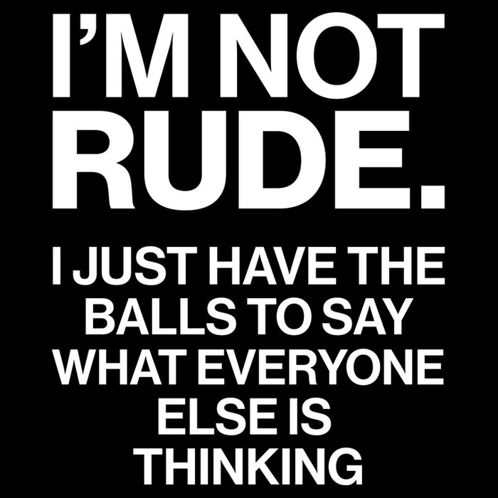 Funny Im Not Rude Sustainable Bucket Hat