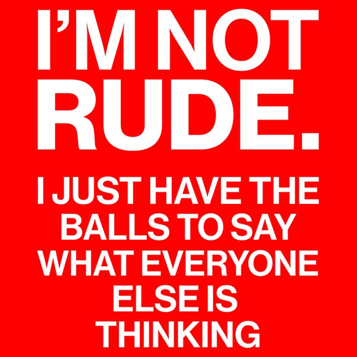 Funny Im Not Rude Hoodie