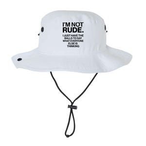 Funny Im Not Rude Legacy Cool Fit Booney Bucket Hat