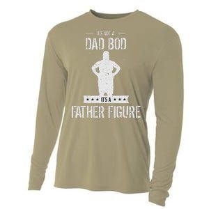 Funny Its Not A Dad Bod Its A Father Figure Fathers Day Cooling Performance Long Sleeve Crew