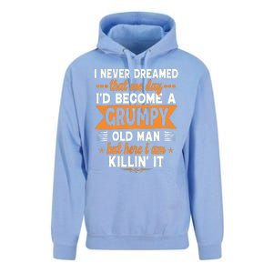 Funny I Never Dreamed I'd Become A Grumpy Old Unisex Surf Hoodie