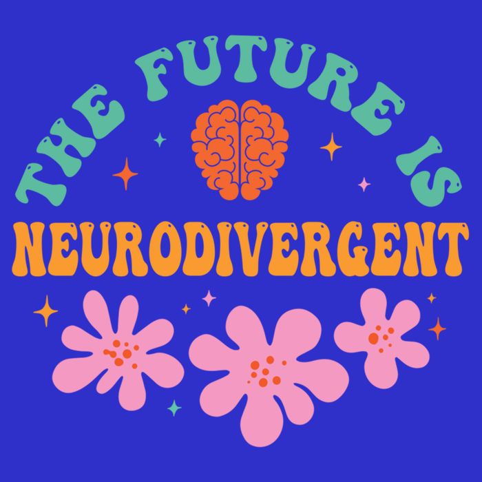 Future Is Neurodivergent Neurodiversity Autism Cute Gift T-Shirt