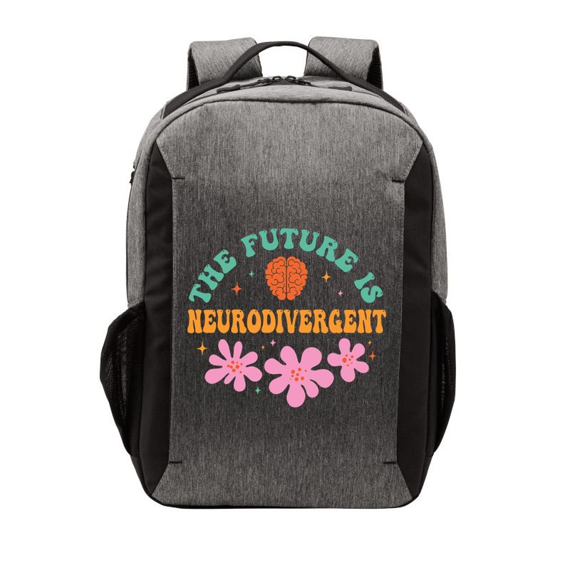 Future Is Neurodivergent Neurodiversity Autism Cute Gift Vector Backpack