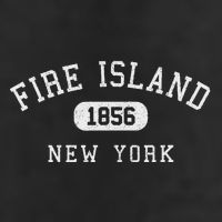 Fire Island New York 1856 Varsity Arched Text 15oz Campfire Ceramic Mug