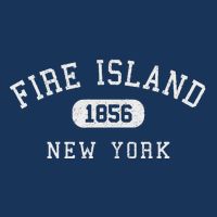 Fire Island New York 1856 Varsity Arched Text Infant Baby Jersey Bodysuit