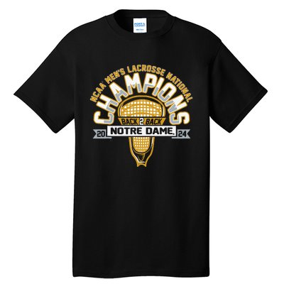 Fighting Irish National Champs Lacrosse Tall T-Shirt