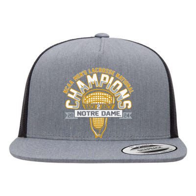 Fighting Irish National Champs Lacrosse Flat Bill Trucker Hat