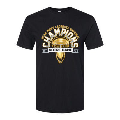 Fighting Irish National Champs Lacrosse Softstyle CVC T-Shirt