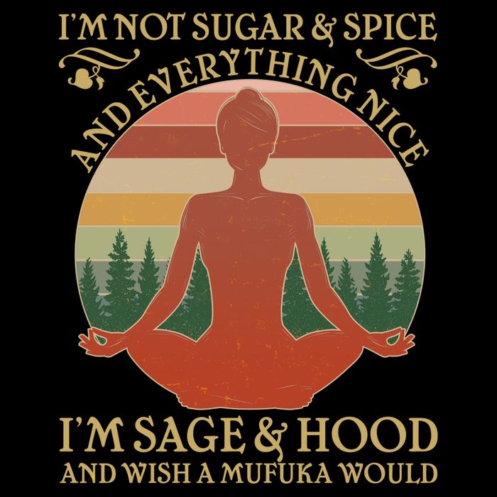 Funny I'm Not Sugar And Spice I'm Sage And Hood Baby Bodysuit