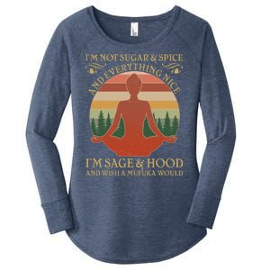 Funny I'm Not Sugar And Spice I'm Sage And Hood Women's Perfect Tri Tunic Long Sleeve Shirt