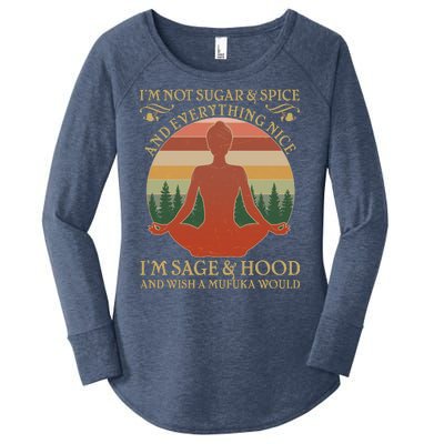 Funny I'm Not Sugar And Spice I'm Sage And Hood Women's Perfect Tri Tunic Long Sleeve Shirt