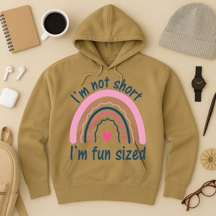 Funny Im Not Short Im Fun Sized Cool Short Hoodie