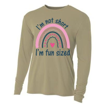 Funny Im Not Short Im Fun Sized Cool Short Cooling Performance Long Sleeve Crew