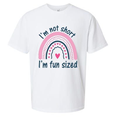 Funny Im Not Short Im Fun Sized Cool Short Sueded Cloud Jersey T-Shirt