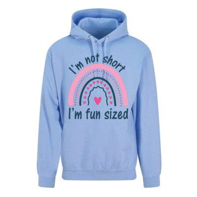 Funny Im Not Short Im Fun Sized Cool Short Unisex Surf Hoodie