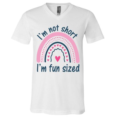 Funny Im Not Short Im Fun Sized Cool Short V-Neck T-Shirt